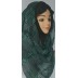 Regal Green Cross Stripe Mariam Hijab